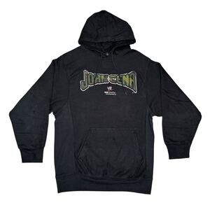 Vintage WWE John Cena Camo Logo Embroidered Hoodie